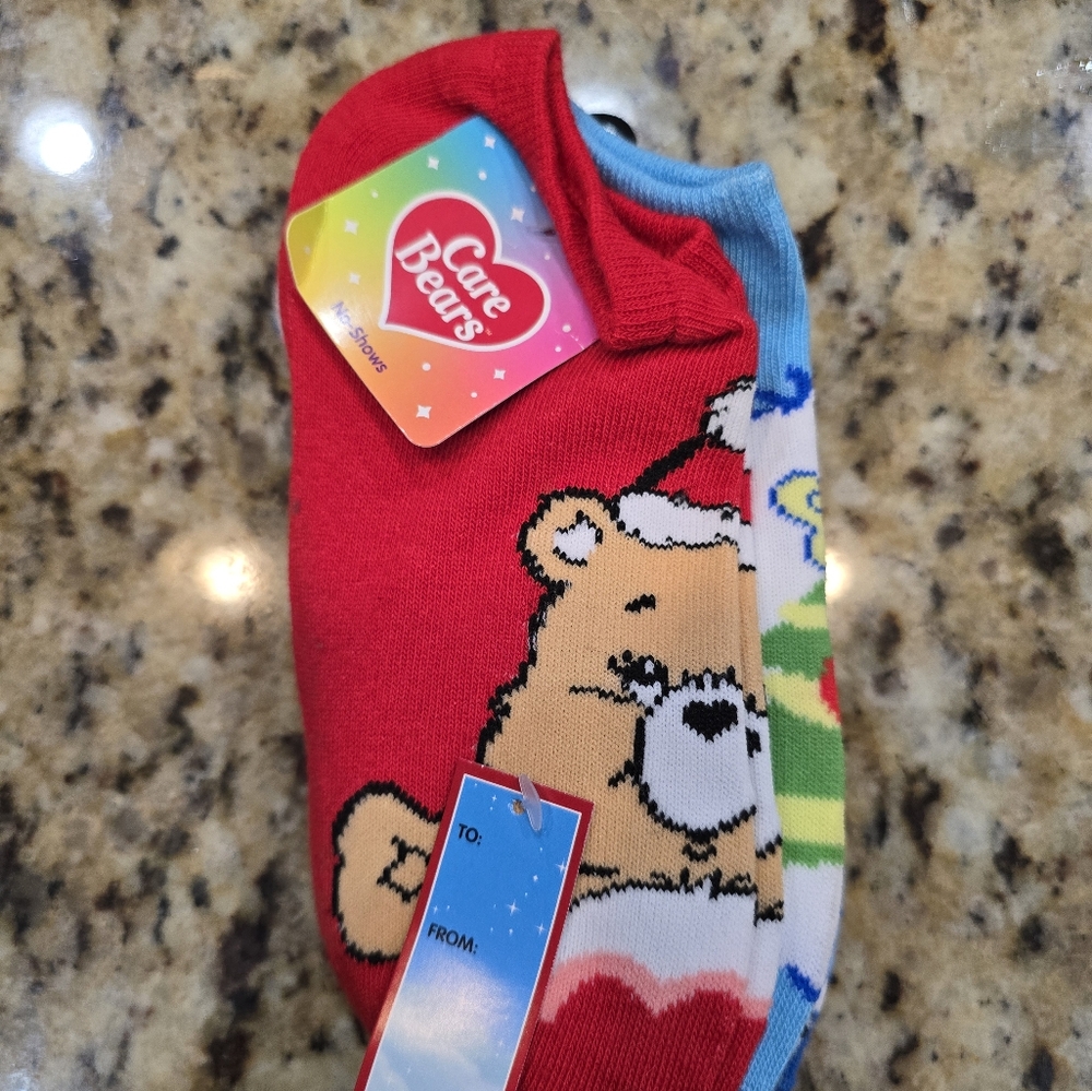 Carebear christmas socks  low cut